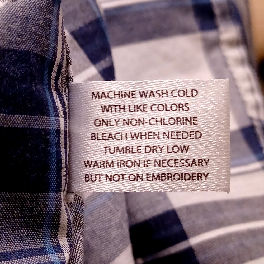 U.S. POLO ASSN. Men's L. White with blue & gray. - Picture 6 of 6